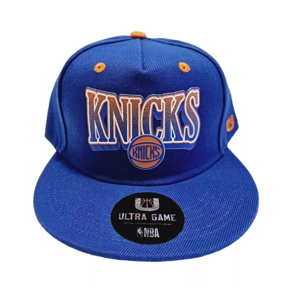 New York Knicks NBA Basketball Official Ultra Game Snapback Trucker Hat/Cap NWT - Picture 1 of 13